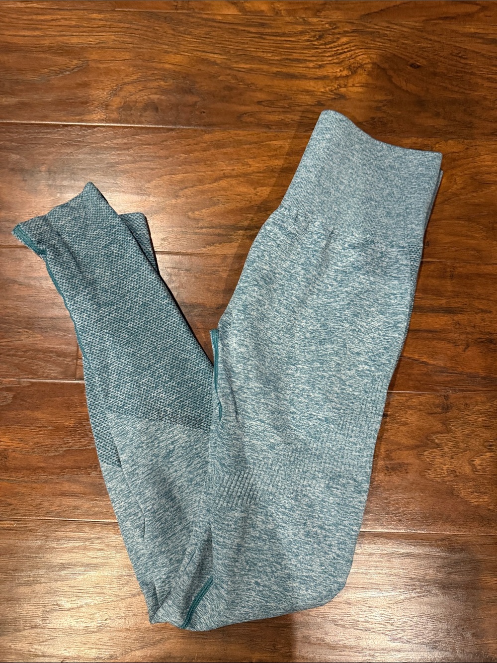 High-Waist Seamless Leggings in Teal